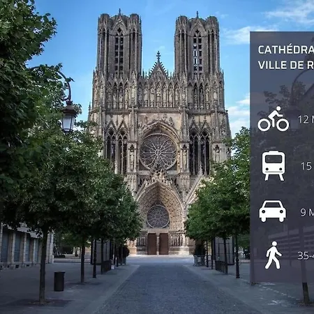 L' Escapade Remoise - Beau 4 Pieces Refait A Neuf شقة رانس