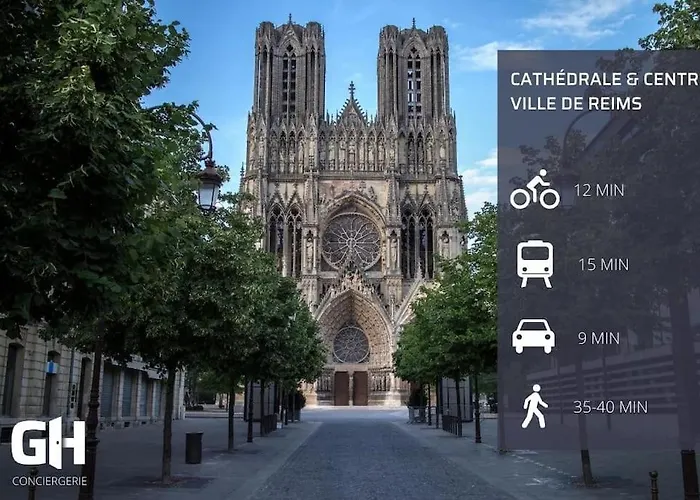 L' Escapade Remoise - Beau 4 Pieces Refait A Neuf Apartment Reims